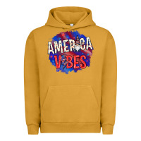 Pigment Peanut Butter America vibes with gnome Urban Hoodie - HowdyJamesFarm