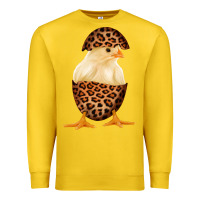 Lemon Chick with Leopard Eggshell Premium Sweatshirt - Bettercallsaul