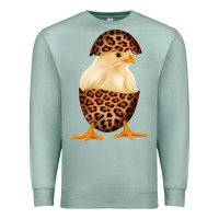 Seafoam Chick with Leopard Eggshell Premium Sweatshirt - Bettercallsaul