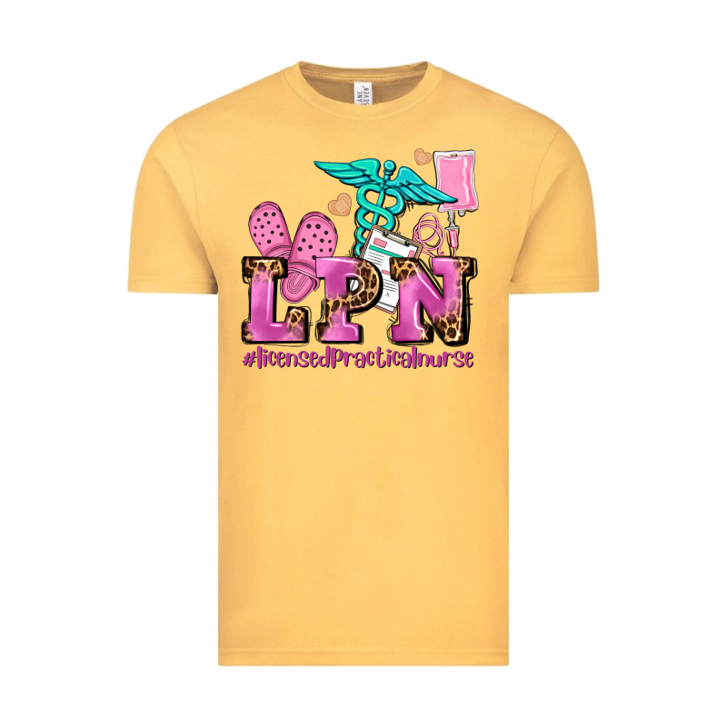 Lpn Licensed Practical Nurse Vintage Tee by AdoDesignShop | Teevron