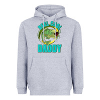 Heather Grey reel cool daddy Heavyweight Hoodie - Jasminsmagicworld