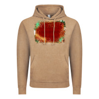 Western Red Green Farm Life Brush Stroke Vintage Hoodie | Teevron
