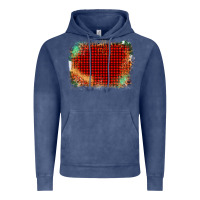 Vintage Denim Western Red Green Farm Life Brush Stroke Vintage Hoodie - Bettercallsaul