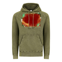 Vintage Olive Western Red Green Farm Life Brush Stroke Vintage Hoodie - Bettercallsaul
