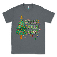 Charcoal Heather Jolly Jolly Babe Classic Tee - CowhideDigitalArt