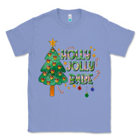 Colony Blue Jolly Jolly Babe Classic Tee - CowhideDigitalArt