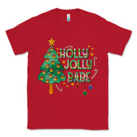 Red Jolly Jolly Babe Classic Tee - CowhideDigitalArt