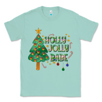 Seafoam Jolly Jolly Babe Classic Tee - CowhideDigitalArt