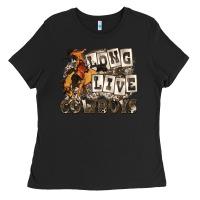 Black long live cowboys Ladies Tee - Zillion Design Studio