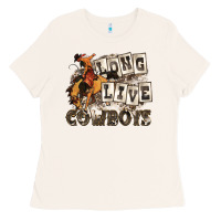 Bone long live cowboys Ladies Tee - Zillion Design Studio