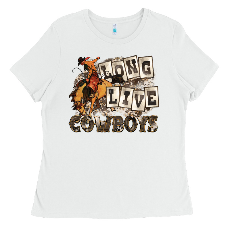 Long Live Cowboys Ladies Tee by Zillion Design Studio | Teevron