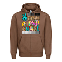 Chestnut team first grade Zipper Hoodie - NancyCooperArtShop