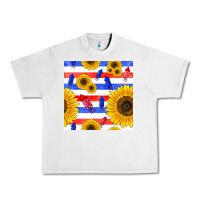 Lunar Rock patriotic sunflowers Urban Heavy Tee - BundleAndBundleShop