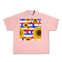 Salmon patriotic sunflowers Urban Heavy Tee - BundleAndBundleShop