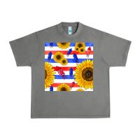 Tornado patriotic sunflowers Urban Heavy Tee - BundleAndBundleShop