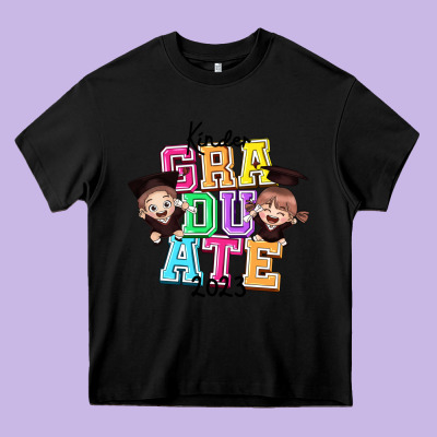 Kinder Graduate 2023 Heavy Core Tee Designed By Texasbilliewilder