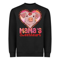 Black mama's sweetheart baby pig Heavyweight Sweatshirt - AdoDesignShop