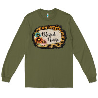 Army Green blessed nurse Long Sleeve Tee - Jasminsmagicworld