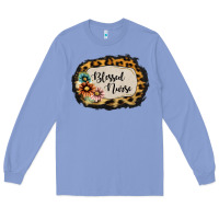 Colony Blue blessed nurse Long Sleeve Tee - Jasminsmagicworld