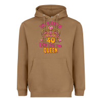 Toasted Coconut the queen is 40 long live the queen Heavyweight Hoodie - Jasminsmagicworld