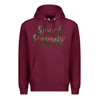 Burgundy sweet summer watermelon Premium Hoodie - NancyCooperArtShop