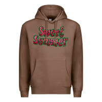 Chestnut sweet summer watermelon Premium Hoodie - NancyCooperArtShop