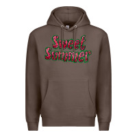 Coffee sweet summer watermelon Premium Hoodie - NancyCooperArtShop