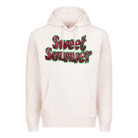 Pale Pink sweet summer watermelon Premium Hoodie - NancyCooperArtShop