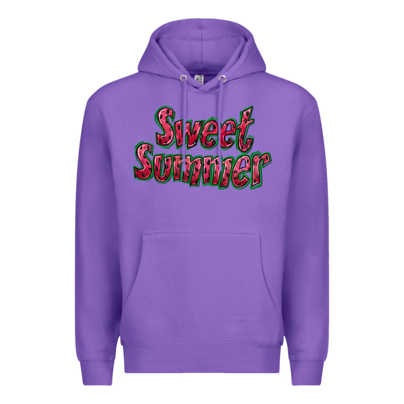 Sweet Summer Watermelon Premium Hoodie by NancyCooperArtShop | Teevron