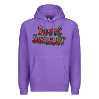 Purple sweet summer watermelon Premium Hoodie - NancyCooperArtShop