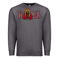 Charcoal Heather Hija Lady of Guadalupe Premium Sweatshirt - Bettercallsaul