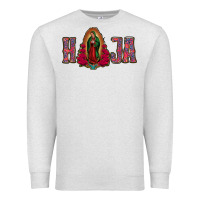Oatmeal Heather Hija Lady of Guadalupe Premium Sweatshirt - Bettercallsaul