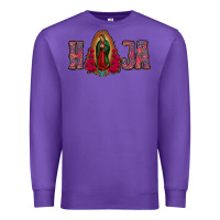 Purple Hija Lady of Guadalupe Premium Sweatshirt - Bettercallsaul