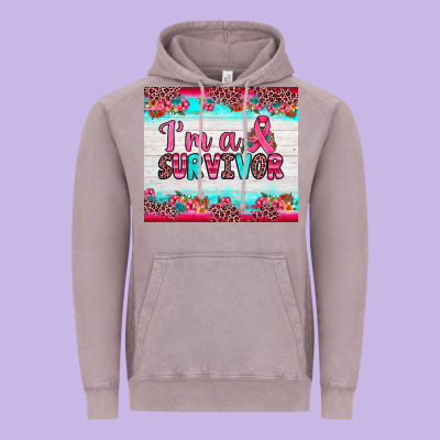 I'm A Survivor Vintage Hoodie Designed By Jahusdesignshop