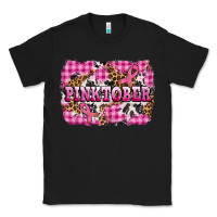 Black pinktober with cancer ribbon Classic Tee - AdoDesignShop
