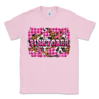 Bubblegum Pink pinktober with cancer ribbon Classic Tee - AdoDesignShop