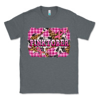 Charcoal Heather pinktober with cancer ribbon Classic Tee - AdoDesignShop