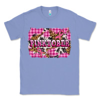 Colony Blue pinktober with cancer ribbon Classic Tee - AdoDesignShop