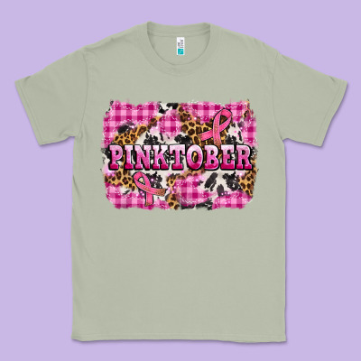 Pinktober With Cancer Ribbon Classic Tee Designed By Adodesignshop