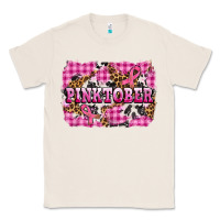 Natural pinktober with cancer ribbon Classic Tee - AdoDesignShop