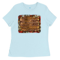 Baby Blue christmas background Ladies Tee - JahusDesignShop