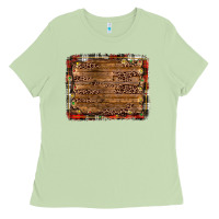 Matcha christmas background Ladies Tee - JahusDesignShop