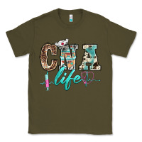 Army Green western nurse cna life Classic Tee - BarkalooDesign
