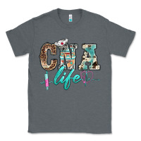 Charcoal Heather western nurse cna life Classic Tee - BarkalooDesign