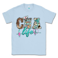 Dusty Blue western nurse cna life Classic Tee - BarkalooDesign