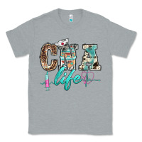 Heather Grey western nurse cna life Classic Tee - BarkalooDesign