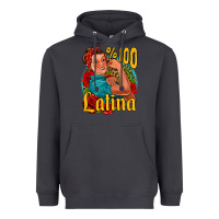 Smoke hundred percent latina strong woman Heavyweight Hoodie - Jasminsmagicworld