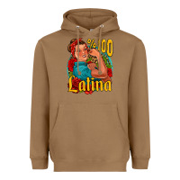 Toasted Coconut hundred percent latina strong woman Heavyweight Hoodie - Jasminsmagicworld