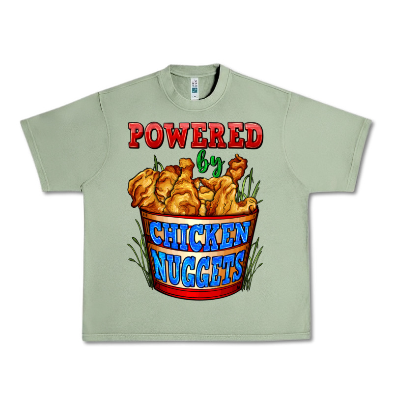 Powered By Chicken Nuggets Urban Heavy Tee by AdoDesignShop | Teevron