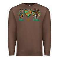 Chestnut Peace Love Donkeys Premium Sweatshirt - Bettercallsaul